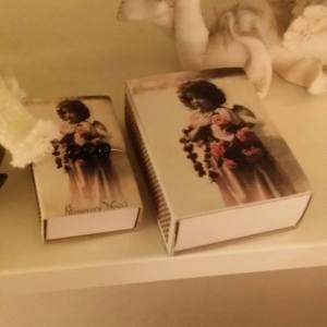 Pyntet fyrstikkesker