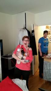 Et lite utvalg av hva men finner i hyllene til vertskapet. 