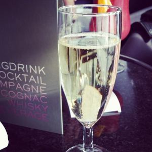 Champagne av typen Piper. Kjempegod. 