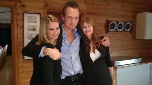 Lars og hans to favorittjenter. 