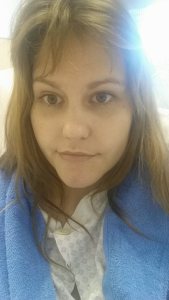 Litt blek etter inngrepet.