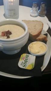 Deilig måltid på Unique