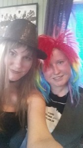 Bursdagsbarnet og meg. 