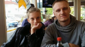 Elise og kjæresten. 