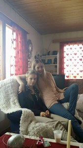 Det er en viss likhet mellom Jane og datteren, Elise :)